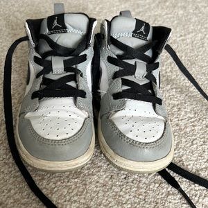 Kids grey Jordans